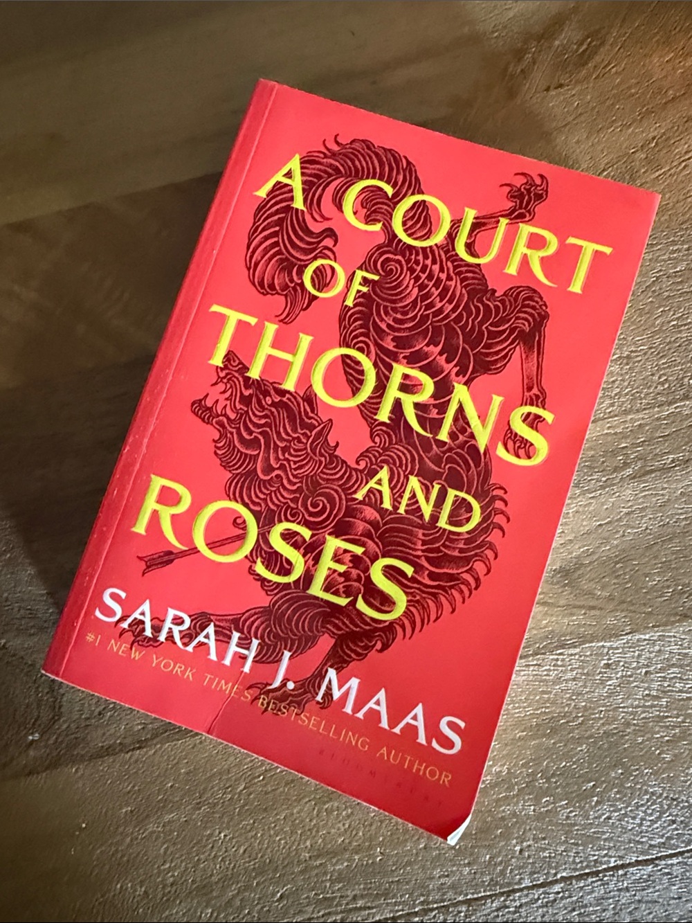 A Court of Thorns and Roses by Sarah J. Maas - Red Cover